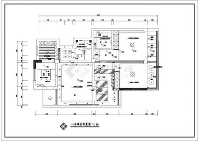 某住宅楼两室两厅室内装修及水电施工图